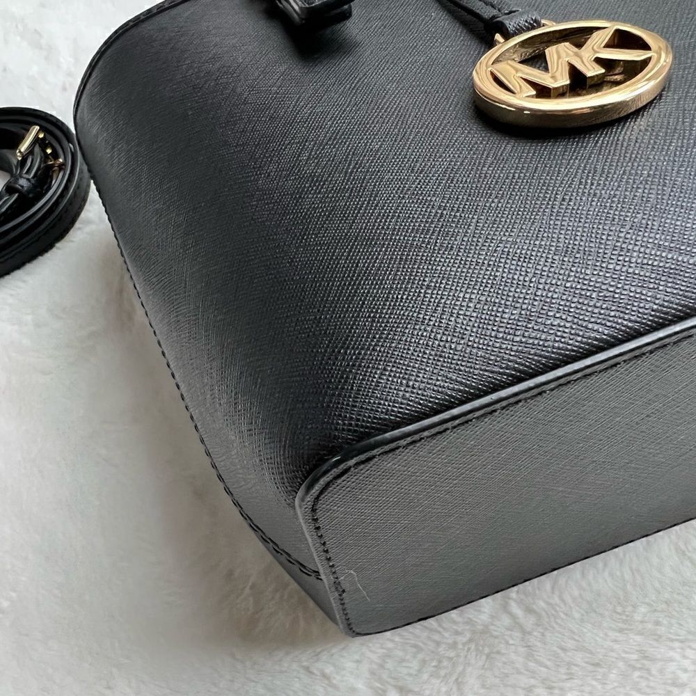 Michael Kors Jet Set Travel Extra-Small Saffiano Leather Top-Zip Tote Bag - Picture 7 of 16